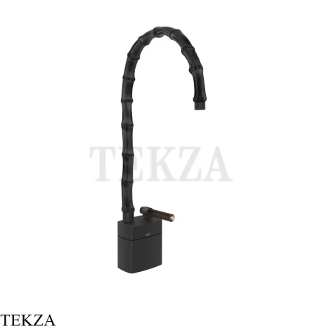 Gessi Jacqueline Смеситель для раковины высокий, без донного клапана 77433-299, черный матовый