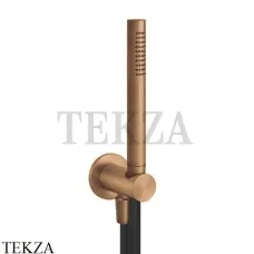 Gessi 316 SHOWER Душевой комплект, держатель, шланг 1,50 54023-726, Warm Bronze Br.