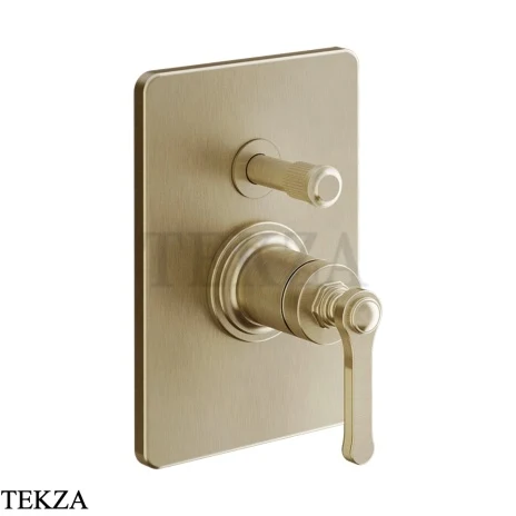 Gessi VENTI20 Смеситель для душа, 2 поток, внешняя часть 65079-726, Warm Steel Br. PVD