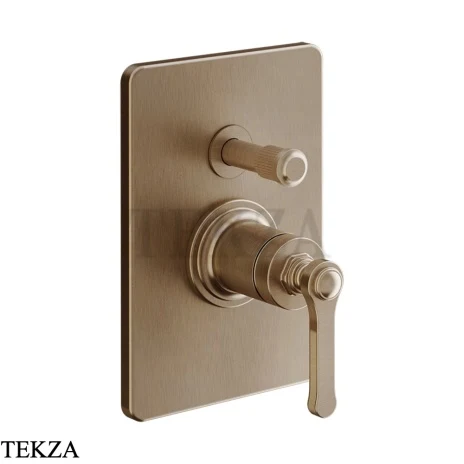 Gessi VENTI20 Смеситель для душа, 2 поток, внешняя часть 65079-708, Copper Brushed PVD