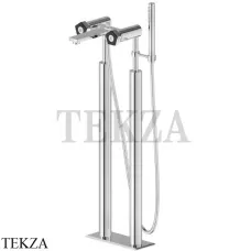 Newform Park L.E. Смеситель для ванны напольный, с гарнитуром 69785C.05.093, хром глянец