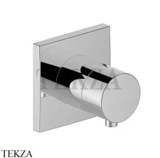 Keuco IXMO Comfort Вентиль переключатель на 2 потока, квадрат, внешняя часть 59556171002, алюминий finish