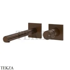 Gessi Incastri Смеситель для раковины, внешняя часть 75088-845, Dark Bronze