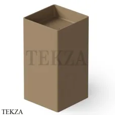 Dea Design Pedestal Basin Раковина напольная квадратная Solid Surface DD2017 450 2, Light Camel №2