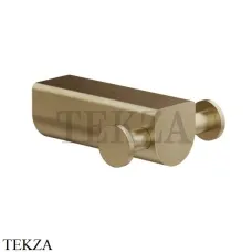 Gessi RILIEVO Крючок двойной для халата и полотенец 59522-726, Warm Bronze Br. PVD