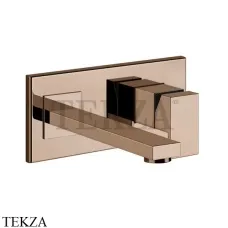 Gessi Rettangolo Смеситель для раковины средний, внешняя часть 44836-030, Copper глянец