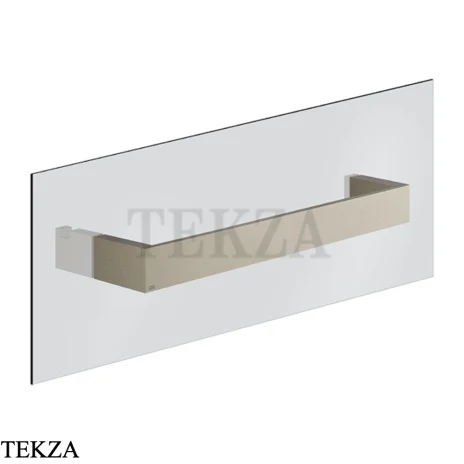 Gessi Rettangolo Полотенцедержатель для крепления на стекло, 30 см 20961-149, Finox Brushed Nickel