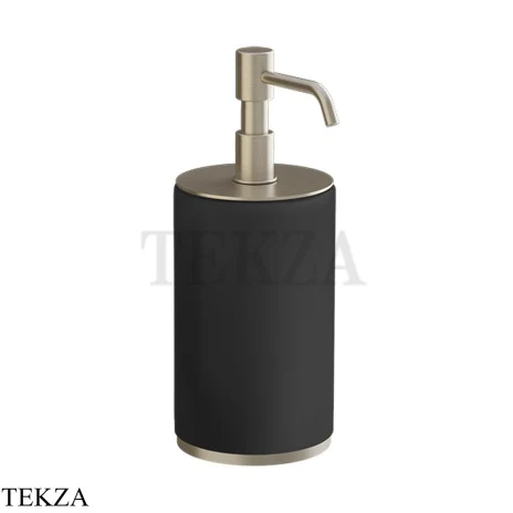 Gessi INCISO accessories Дозатор для жидкого мыла настольный, черный 66438-149, Finox Brushed Nickel
