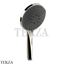 Gessi Shower Душевая лейка 3-х позиционная с черным диском 14378-720, Nickel PVD