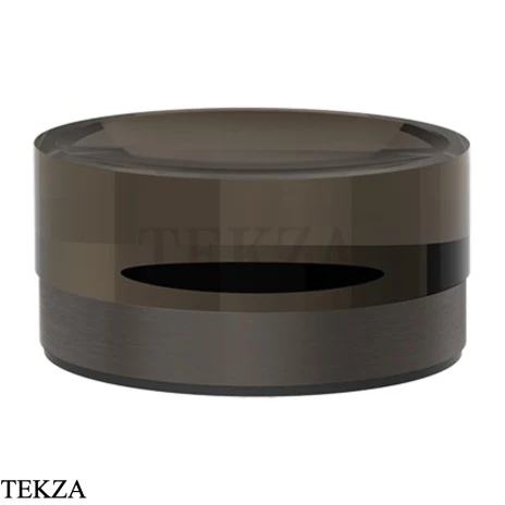 Gessi Perle Мыльница настольная круглая 74826-707, black хром Brush
