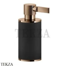 Gessi INCISO accessories Дозатор настольный для жидкого мыла, черный 58538-030, Copper PVD