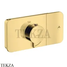 Axor ONE Термостат для душа 1 поток, внешняя часть 45711990, золото глянец