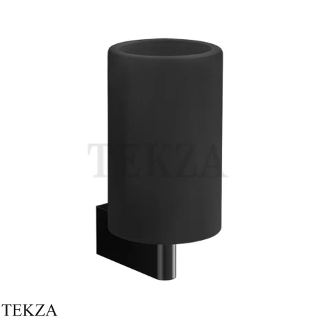 Gessi Origini Стакан настенный с держателем, черный 66408-706, Black Metal PVD