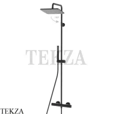 Bossini COSMO Black & White Душевая стойка с монокомандным смесителем L10174.073, черный матовый