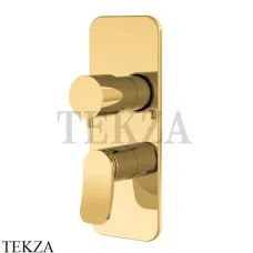 FIMA Carlo Frattini FLO Смеситель для душа, 2-3 потока, F3809X6OR, золото глянец FIMA Carlo Frattini FLO Смеситель для душа, 2-3 потока, F3809X6OR, золото глянец