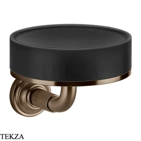 Gessi VENTI20 Мыльница настенная черная 65402-761, Coffee Bronze Br. PVD