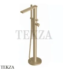 Ritmonio Dot316 Смеситель для ванны напольный, внешняя часть PR50DB201 ICX, Champagne Stainless Steel