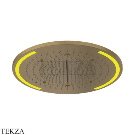 Gessi COLOUR Накладная душевая панель 500, 4 функции 57980-713, Antique Brass