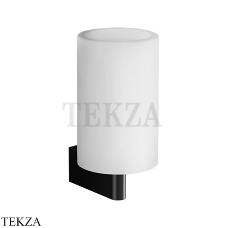 Gessi Origini Стакан настенный с держателем, белый 66407-706, Black Metal PVD