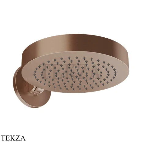 Gessi Origini MATERIC Верхний душ настенный, поворотный 66150-708, Copper Brushed