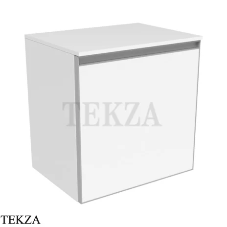 Flaminia Cubika тумба под раковину подвесная 50×37×50 см, 1 ящик, белый матовый