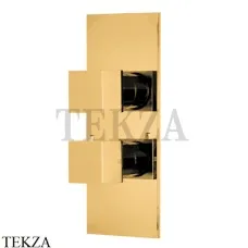 FIMA Carlo Frattini FIT Термостат для душа 2-3 потока, F3509X7OS, Brushed gold