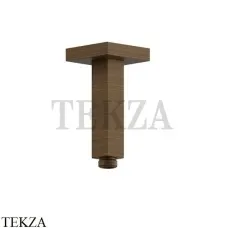 Newform Кронштейн для душа квадрат потолочный L=120 28152.47.083, Groove Bronze