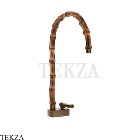Gessi Jacqueline Смеситель для раковины высокий, без донного клапана 77003-761, бронза Coffee