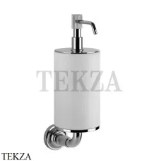 Gessi VENTI20 Дозатор для жидкого мыла настенный белый 65413-031, хром глянец