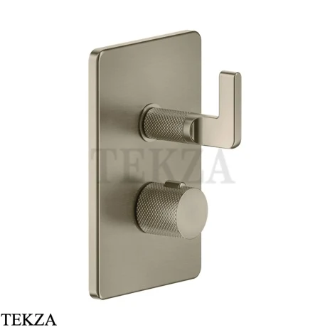Gessi INCISO SHOWER Термостатический смеситель, 3 потока, внешняя часть 58136-149, Finox Brushed Nickel