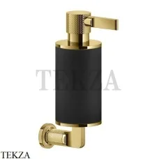 Gessi INCISO accessories Дозатор для жидкого мыла или лосьона, черный 58514-246, Gold PVD