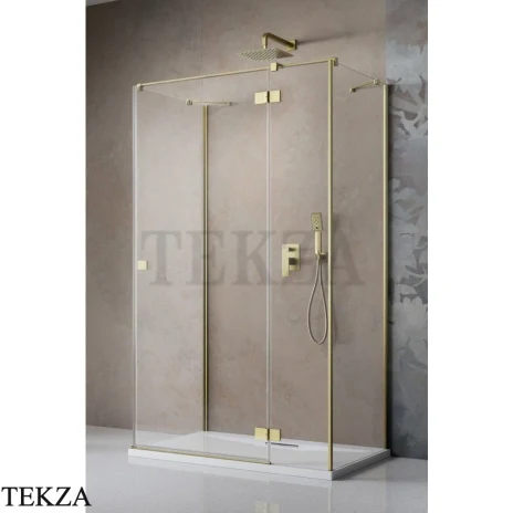 Radaway Essenza KDJ+S Душевая дверь 110 см, левая, 1385023-99-01L, брашированное золото
