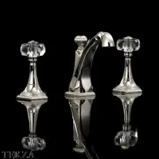 Devon&Devon GEMSTONE Смеситель для раковины с донным клапаном EXC-GM100CR, хром глянец