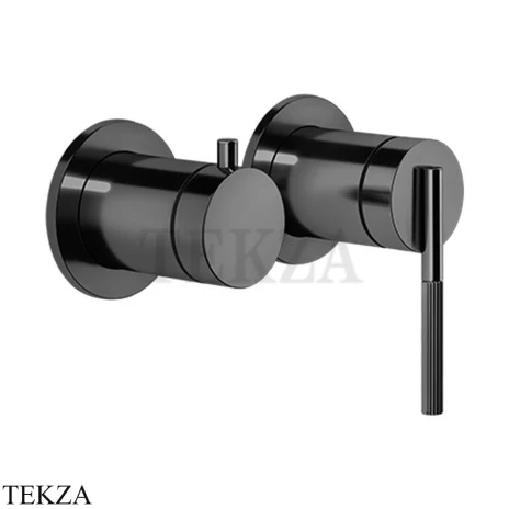 Gessi INGRANAGGIO Смеситель для душа, 2 потока, внешняя часть 63580-706, Black Metal PVD