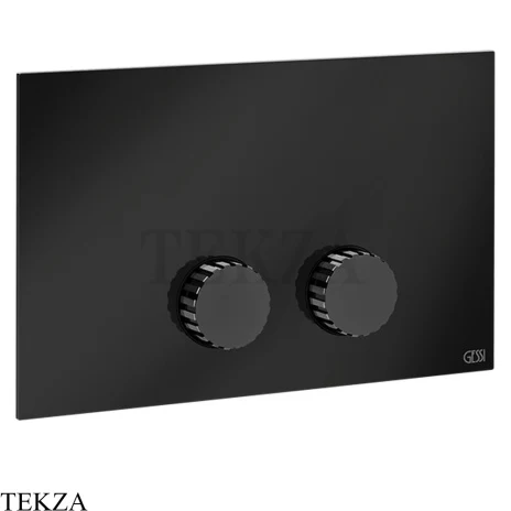Gessi Incastri Клавиша смыва для инсталляции Geberit Sigma 8 и Sigma 12 75611-706, black хром глянец