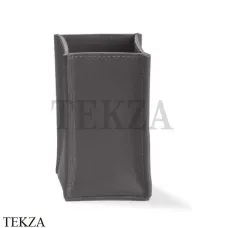 Decor Walther NAPPA KOE Колчан стакан настольный 0938293 натуральная кожа, Дымчато-серый