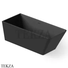 Dea Design Soul Ванна отдельностоящая прямоугольная 170x73 Solid Surface DD8605 1700 16, Black №16