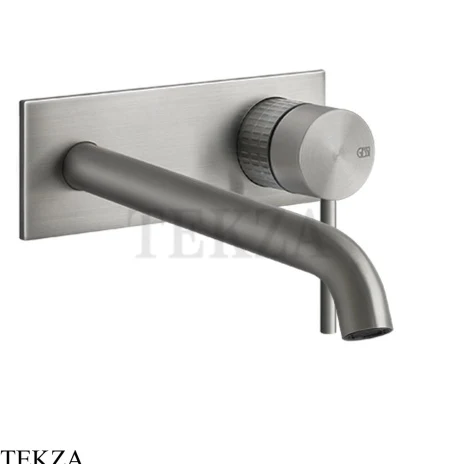 Gessi 316 MECCANICA Смеситель для раковины, внешняя часть 54290-239, Steel Brushed