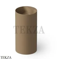 Dea Design Pedestal Basin Раковина напольная круглая Solid Surface DD2002 450 2, Light Camel №2