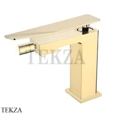 Boheme Q.2 Смеситель для биде однорычажный, без гарнитура 146-GG.2, Золото глянец