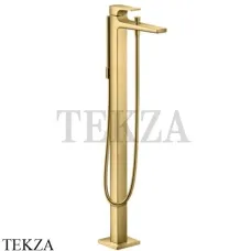 Hansgrohe Metropol Смеситель для ванны напольный, внешняя часть 32532990, золото глянец