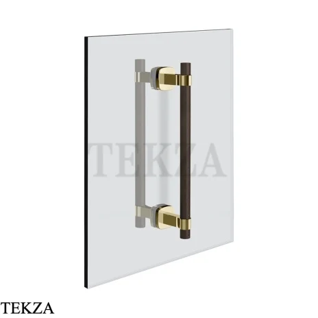 Gessi Jacqueline Полотенцедержатель для крепления на стекло, 20 см 77731-710, шампань глянец