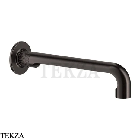 Gessi INCISO Излив для раковины настенный длинный 58101-707, Black Metal Brushed PVD