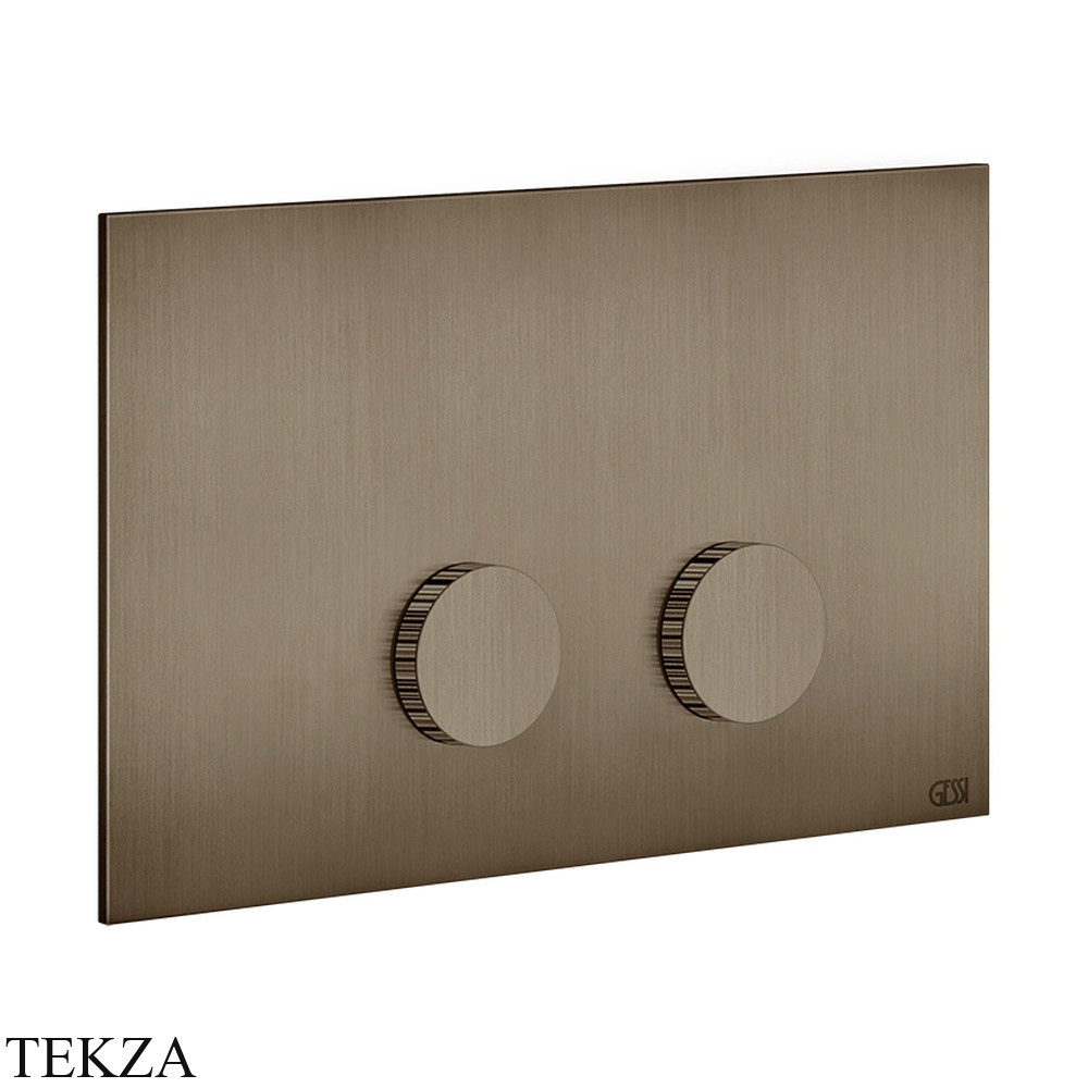Gessi INGRANAGGIO Клавиша смыва для инсталляции SANIT, Villeroy&Boch 54643-761, бронза Coffee