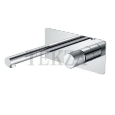 Boheme Stick Смеситель для раковины из стены, комплект Stick 125-CRCR.4 Chrome SPIRALE