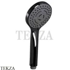 FIMA Carlo Frattini WELLNESS Ручной душ с защитой от извести 3-х, F2298NS, черный матовый