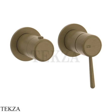 Gessi Goccia Смеситель для душа, 2 потока, внешняя часть 33077-713, Antique Brass