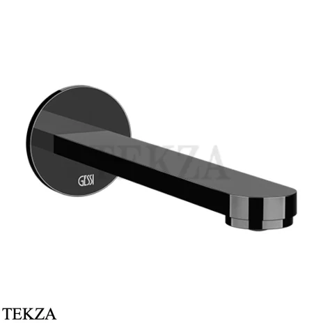 Gessi Pelle Tresse Излив для раковины на стену 78102-706, Black Metal PVD