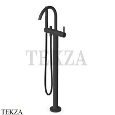 Zucchetti Isy22 Смеситель для ванны напольный, внешняя часть ZIS748.N6, черный матовый