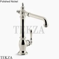 Kohler Artifacts Смеситель для кухни в викторианском стиле K-99266-SN, яркий полированный никель